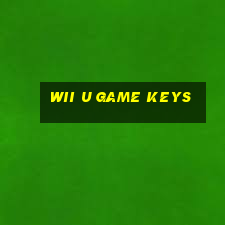 wii u game keys