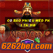 Có bao nhiêu wed phải thắng