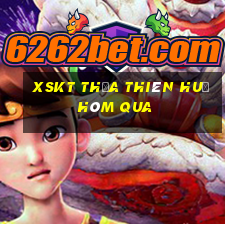 xskt thừa thiên huế hôm qua