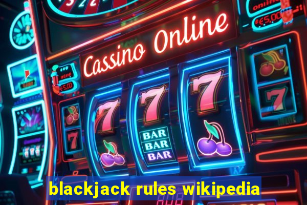 blackjack rules wikipedia