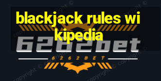 blackjack rules wikipedia