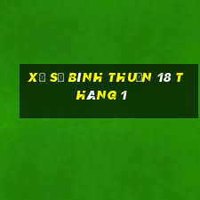 xổ số bình thuận 18 tháng 1