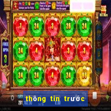 thông tin trước trận đấu