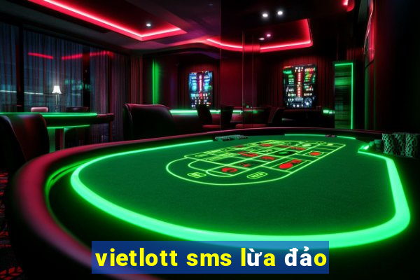 vietlott sms lừa đảo