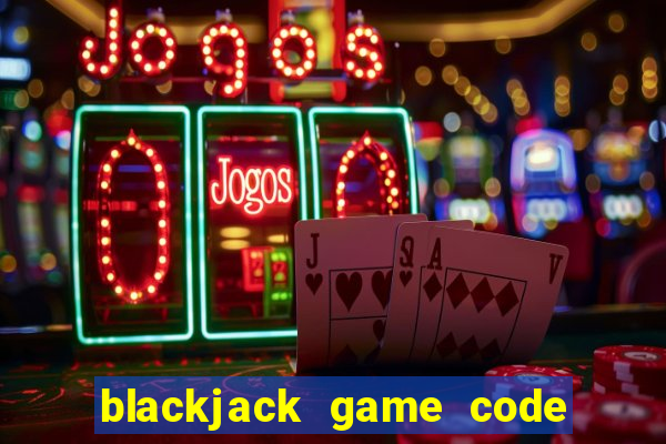 blackjack game code in java