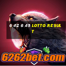 6 42 6 45 lotto result