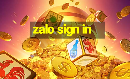 zalo sign in