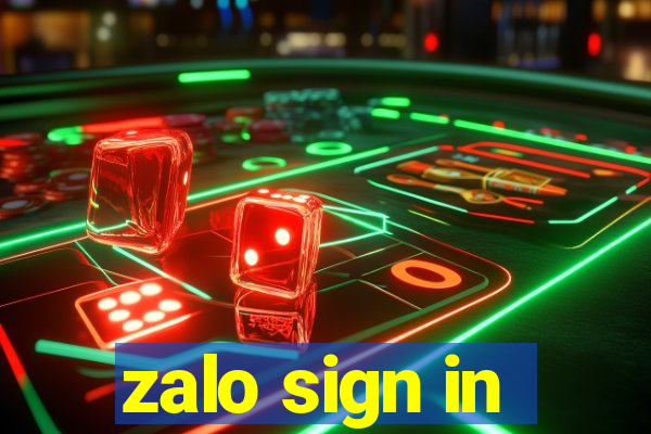 zalo sign in