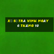 xổ số trà vinh ngày 6 tháng 10