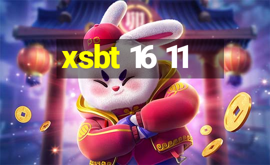 xsbt 16 11