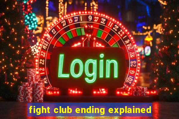 fight club ending explained