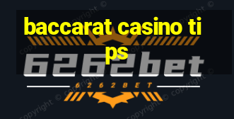 baccarat casino tips