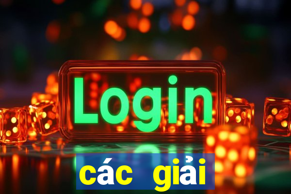 các giải thưởng của vé số