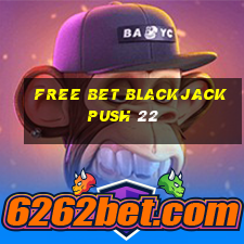 free bet blackjack push 22