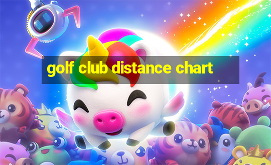 golf club distance chart