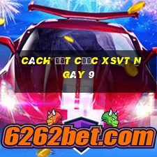 Cách đặt cược XSVT ngày 9