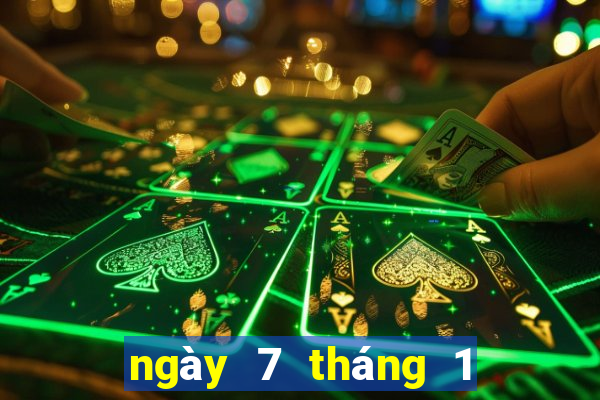 ngày 7 tháng 1 xổ số tiền giang