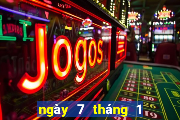 ngày 7 tháng 1 xổ số tiền giang