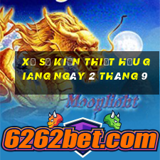 xổ số kiến thiết hậu giang ngày 2 tháng 9