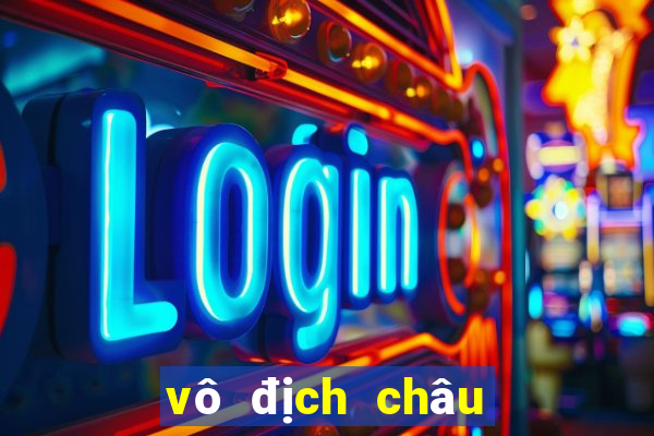 vô địch châu âu clb