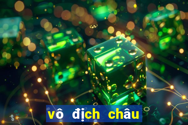 vô địch châu âu clb