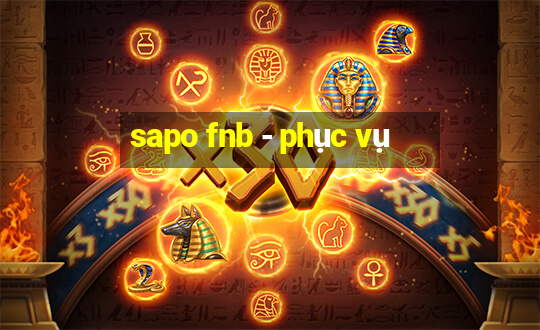 sapo fnb - phục vụ