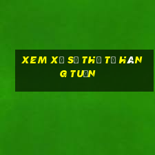 xem xổ số thứ tư hàng tuần