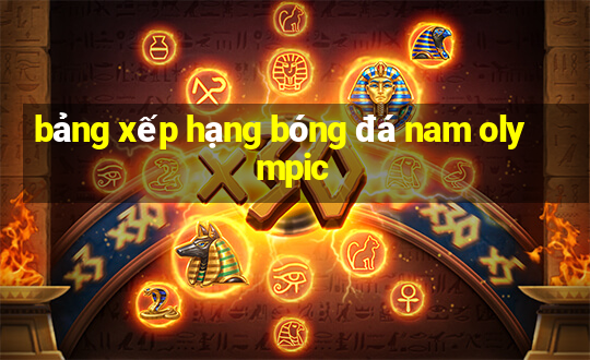 bảng xếp hạng bóng đá nam olympic