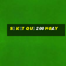 sổ kết quả 200 ngày