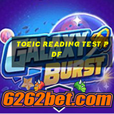 toeic reading test pdf