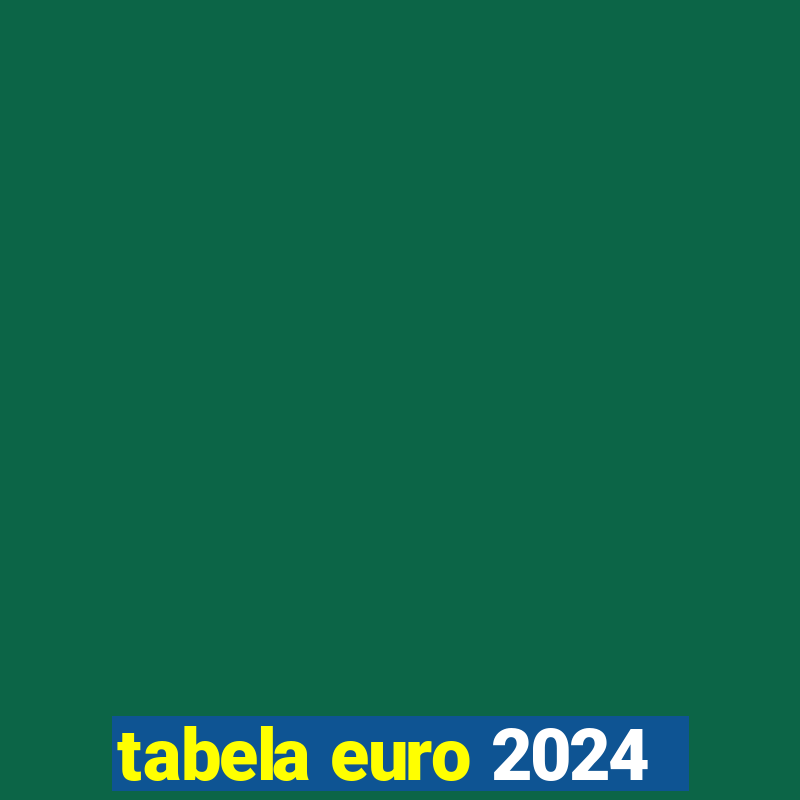 tabela euro 2024