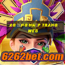 ag Đăng nhập trang web