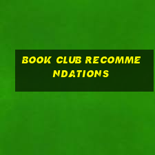 book club recommendations