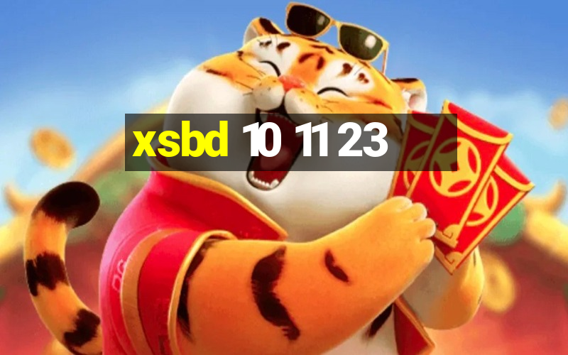 xsbd 10 11 23