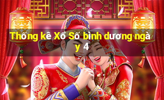 Thống kê Xổ Số bình dương ngày 4