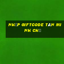 nhập giftcode tân minh chủ