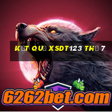 Kết quả XSDT123 Thứ 7