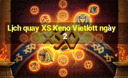 Lịch quay XS Keno Vietlott ngày 2