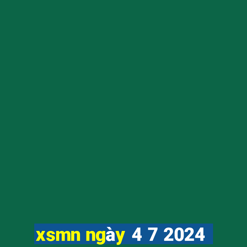 xsmn ngày 4 7 2024