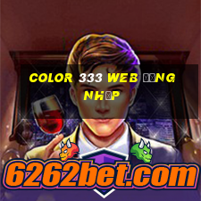 Color 333 Web Đăng nhập