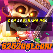 dàn 20 số hàng ngày