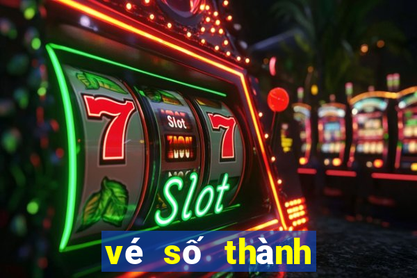 vé số thành phố hôm nay