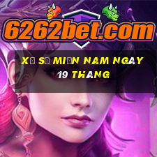 xổ số miền nam ngày 19 tháng