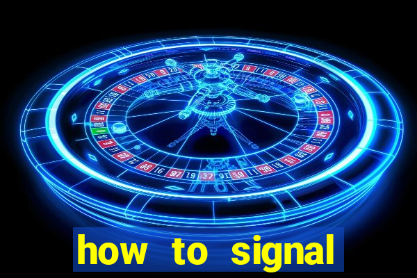 how to signal double down in blackjack