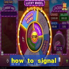 how to signal double down in blackjack