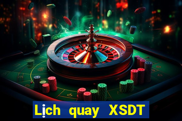 Lịch quay XSDT thứ bảy