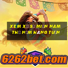 xem xổ số miền nam thứ năm hàng tuần