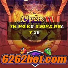 Thống kê XSQNA ngày 30