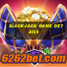 blackjack game details