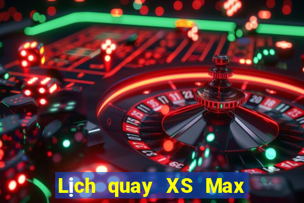 Lịch quay XS Max 3D ngày 24